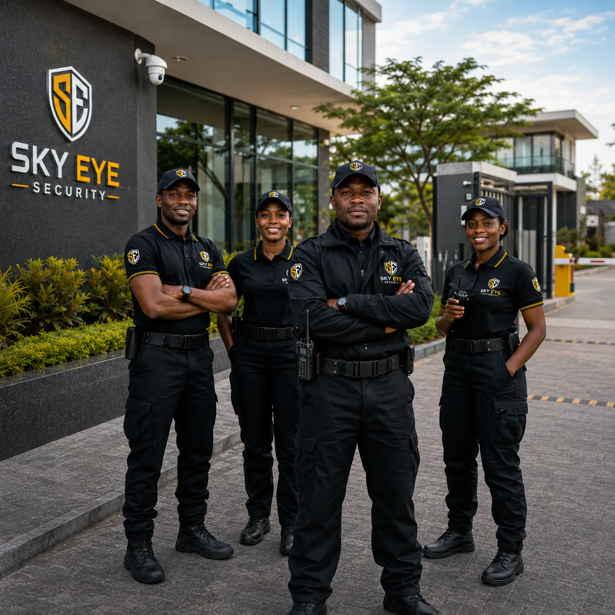 Sky Eye security team on duty